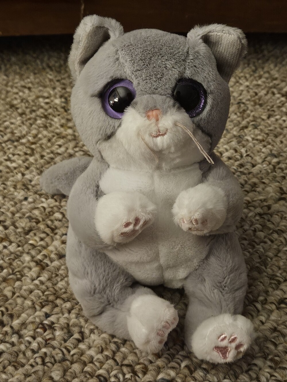 Ty Beanie Bellies Morgan Grey Cat